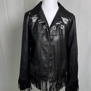 Urban Outfitters Black Faux Leather Jacket